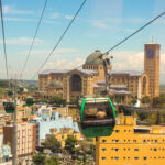 Visão da Basílica a partir dos bondinhos aéreos (fotografia do autor)